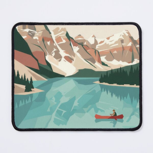 Item preview, Banff National Park Vintage Travel Poster designed and sold by SnazzifyDigital.