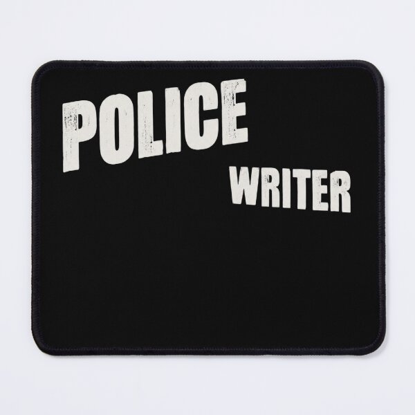 Item preview, Writer And Police designed and sold by LinaOdonnell.