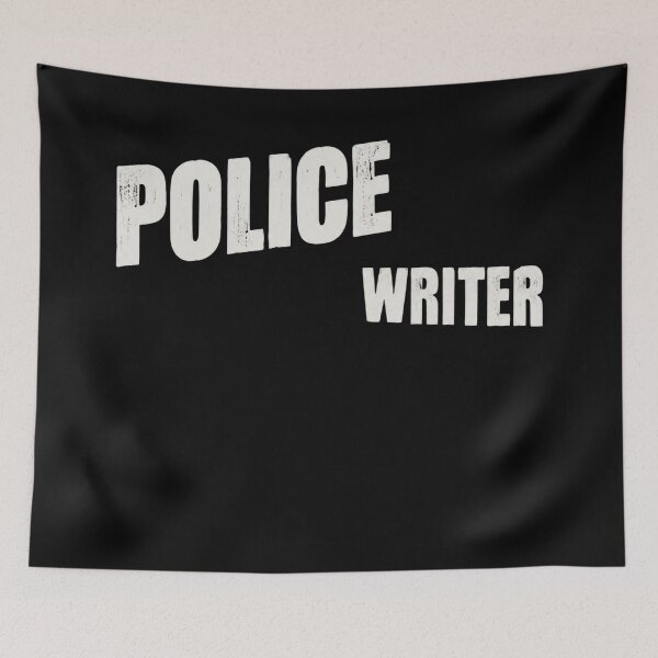 Item preview, Writer And Police designed and sold by LinaOdonnell.