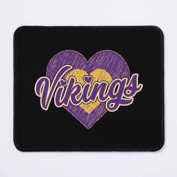 Item preview, Vintage Vikings Hearts Distressed Minnesota Football Team designed and sold by Floral Vintage.
