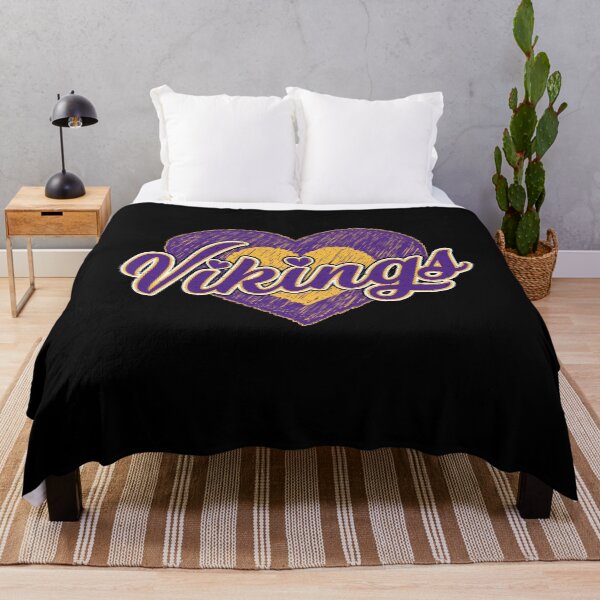 Item preview, Vintage Vikings Hearts Distressed Minnesota Football Team designed and sold by Floral Vintage.