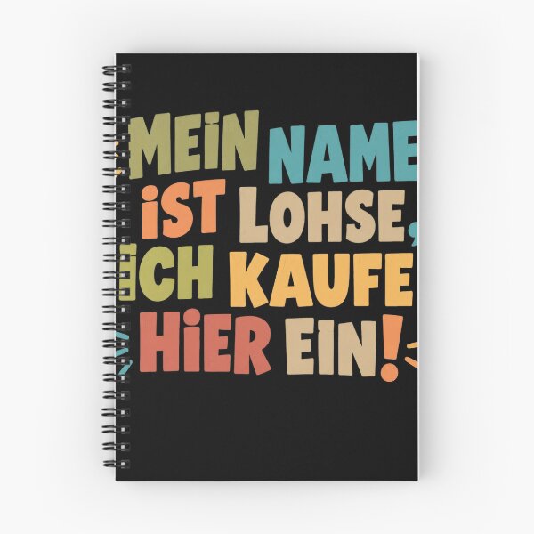 Item preview, Mein Name Ist Lohse designed and sold by LinaOdonnell.