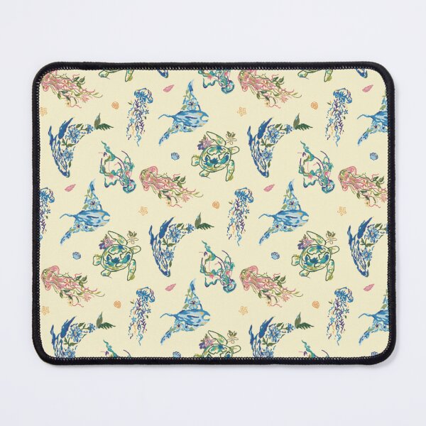 Item preview, Colorful Floral Sea Life Seamless Digital Paper designed and sold by Moss & Mystics.