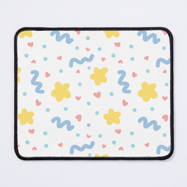 Item preview, Cute Stars Hearts Dots Squiggles Pattern designed and sold by SkeletonsDanger.