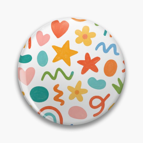 Item preview, Colorful Playful Shapes Pattern Kids Nursery designed and sold by SkeletonsDanger.