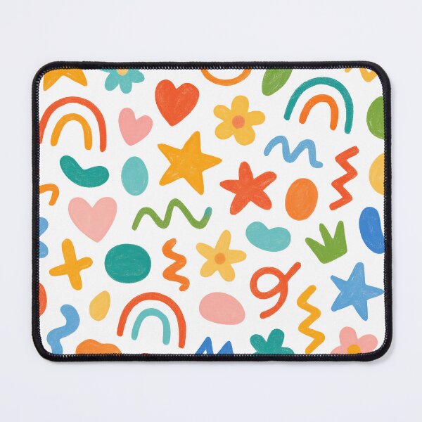 Item preview, Colorful Playful Shapes Pattern Kids Nursery designed and sold by SkeletonsDanger.