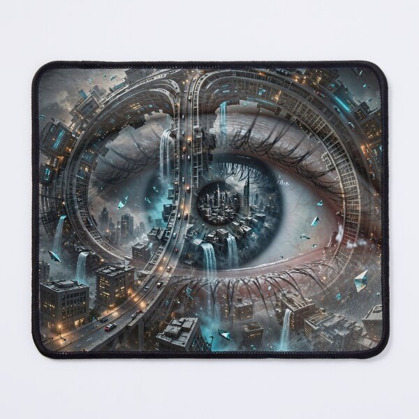 Item preview, Eye of the Impossible City designed and sold by DreamyWallVibes.