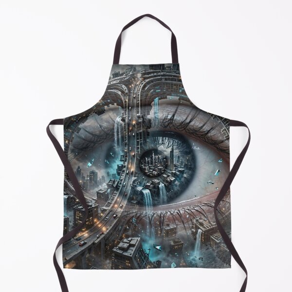 Item preview, Eye of the Impossible City designed and sold by DreamyWallVibes.