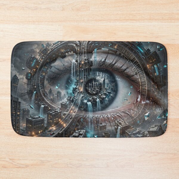 Item preview, Eye of the Impossible City designed and sold by DreamyWallVibes.