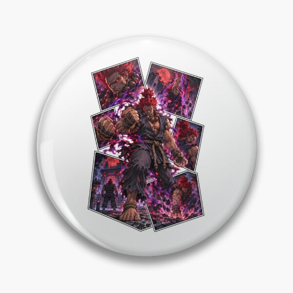 Item preview, Akuma Crimson Energy Fighter Collage designed and sold by PrestonChild.