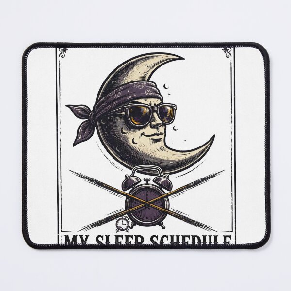 Item preview, My Sleep Schedule Is A Rumor Funny Night Owl Shirt designed and sold by Hearth & Hue.