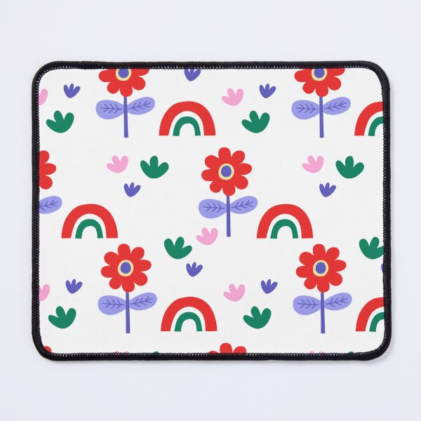 Item preview, Flowers Rainbow Pattern Nature Garden Spring designed and sold by SkeletonsDanger.