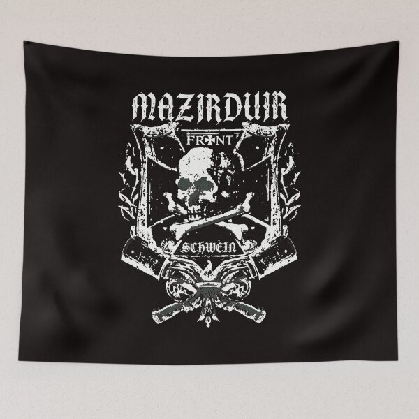 Item preview, Marduk Front Schwein Gothic Skull  designed and sold by mokopuniarts.