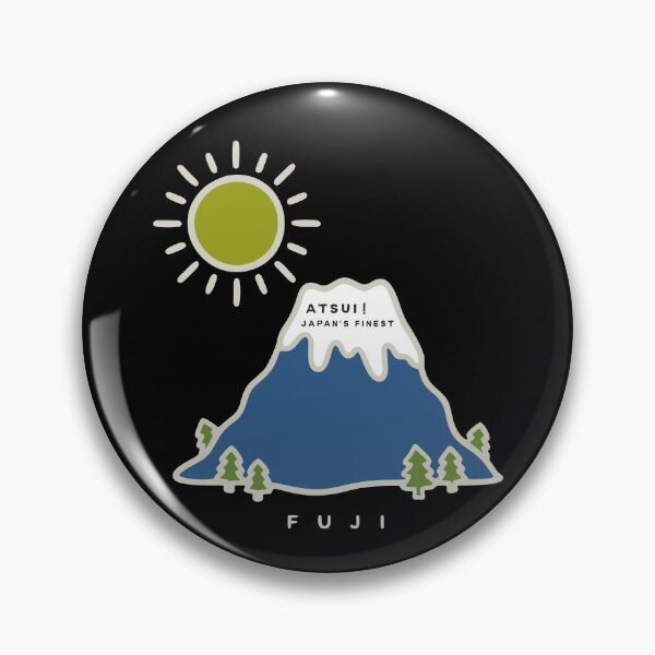Item preview, Kawaii Mount Fuji Atsui Japan's Finest Pop Art (White Text) designed and sold by リクイペル.