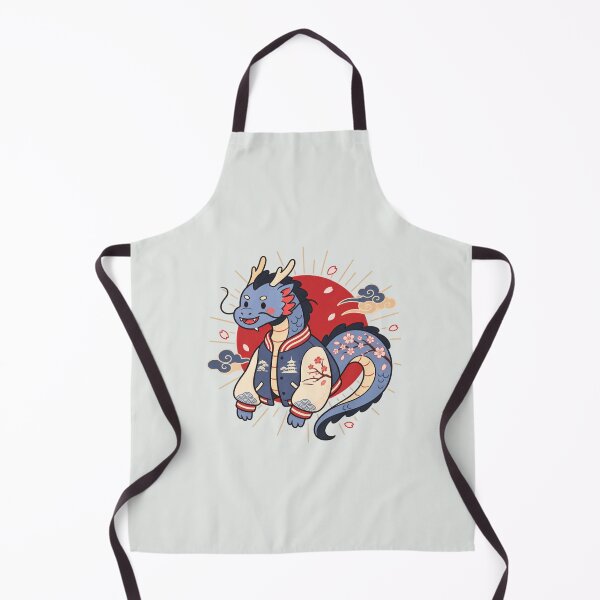 Item preview, Japanese Dragon | Cute Kawaii Asian Dragon Sakura Cherry Blossom designed and sold by MrDev.