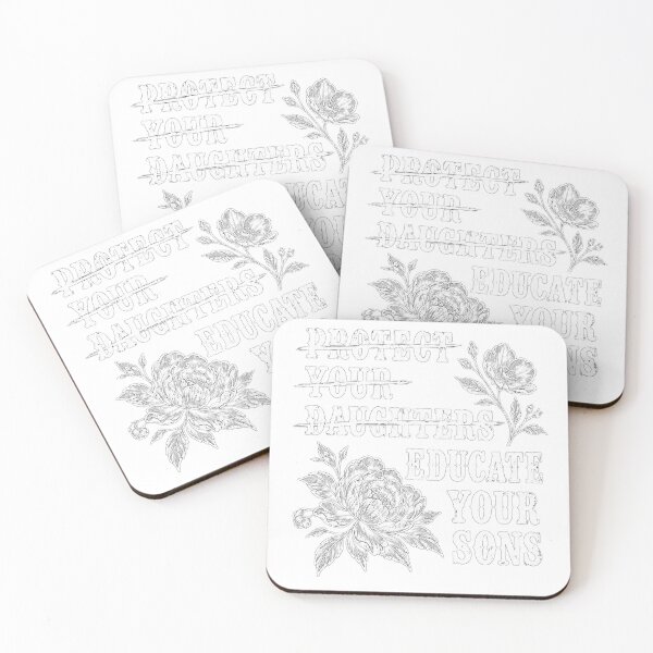Item preview, Protect Your Daughters Educate Your Sons Floral Quote designed and sold by KireVeronica.