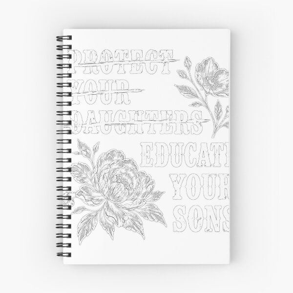 Item preview, Protect Your Daughters Educate Your Sons Floral Quote designed and sold by KireVeronica.