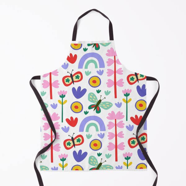 Item preview, Butterfly Flower Rainbow Garden Pattern designed and sold by SkeletonsDanger.