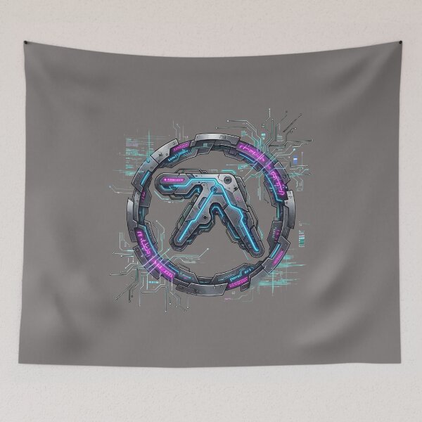 Item preview, Distressed Circular Electronic Music Logo Graphic-64 designed and sold by SandraUremovic.