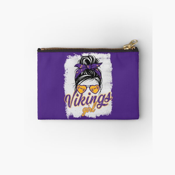 Item preview, Vintage Vikings Girl Messy Bun Distressed Minnesota Football Spirit designed and sold by Floral Vintage.