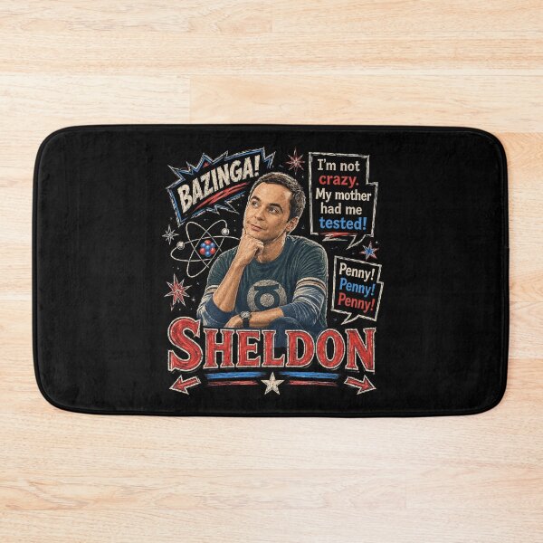 Item preview, Sheldon Bazinga Retro designed and sold by Rositahicks.
