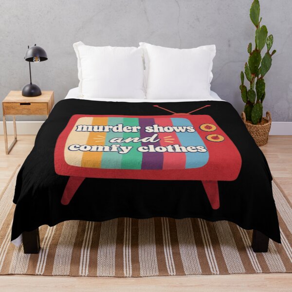 Item preview, Murder Shows And Comfy Clothes designed and sold by LinaOdonnell.