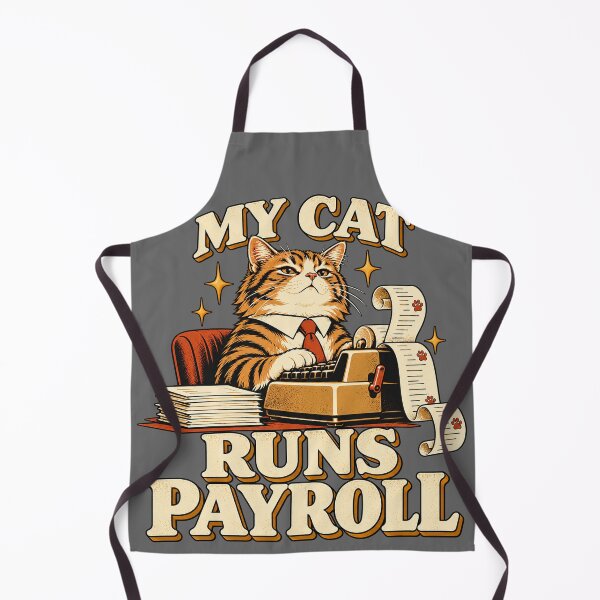 Item preview, My Cat Runs Payroll Office Humor designed and sold by Quirkloomstudio.