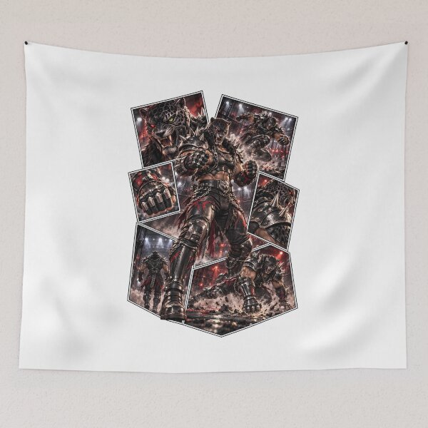 Item preview, Armor King Jaguar Mask Wrestling Collage designed and sold by PrestonChild.