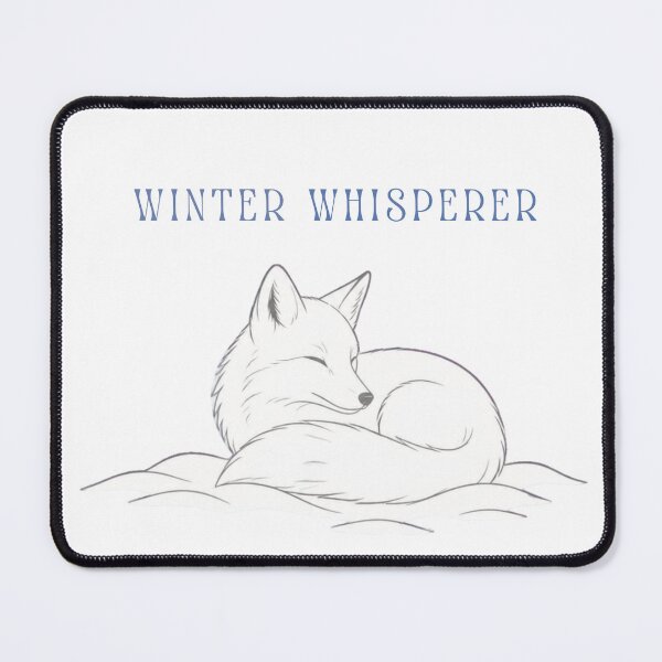 Item preview, Winter Whisperer Arctic Fox Snow designed and sold by The Vault Shop.