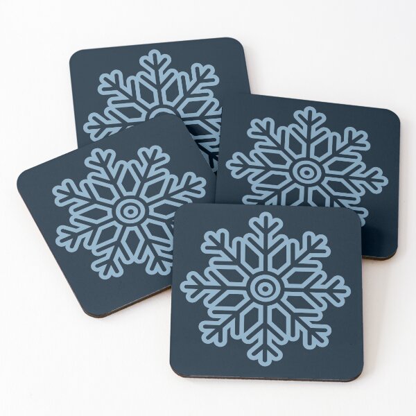 Item preview, Winter Snowflake Dark Navy Blue Seamless Pattern Art designed and sold by ​Jyoti Digital Artist.