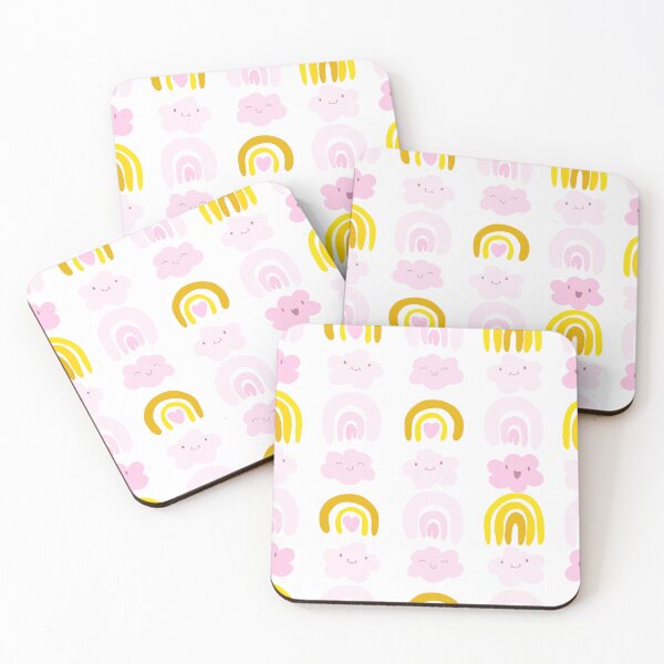 Item preview, Cute Happy Rainbow Cloud Pattern Baby Kids Design designed and sold by SkeletonsDanger.