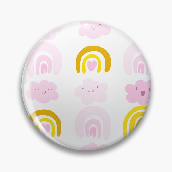 Item preview, Cute Happy Rainbow Cloud Pattern Baby Kids Design designed and sold by SkeletonsDanger.