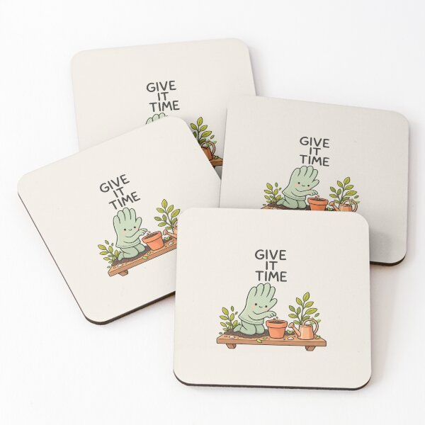 Item preview, Give It Time | Cute Gardening Patience Inspirational Quote designed and sold by MrDev.