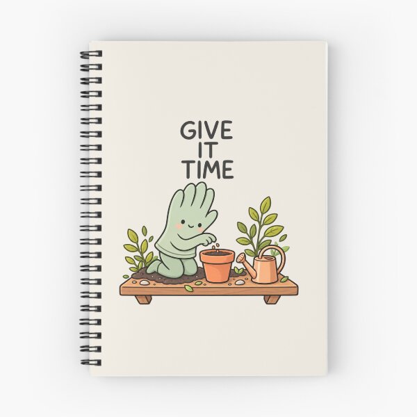 Item preview, Give It Time | Cute Gardening Patience Inspirational Quote designed and sold by MrDev.