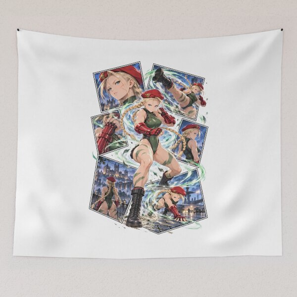 Item preview, Cammy White Dynamic Combat Collage designed and sold by PrestonChild.