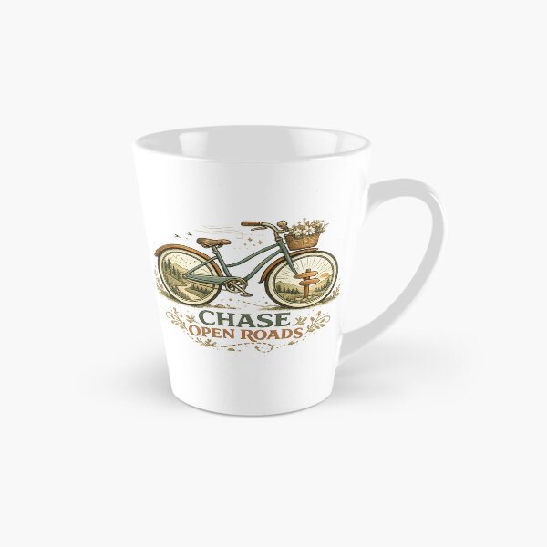 Item preview, Chase Open Roads Vintage Bicycle Adventure Cottagecore Cycling Art designed and sold by inkoutninja.