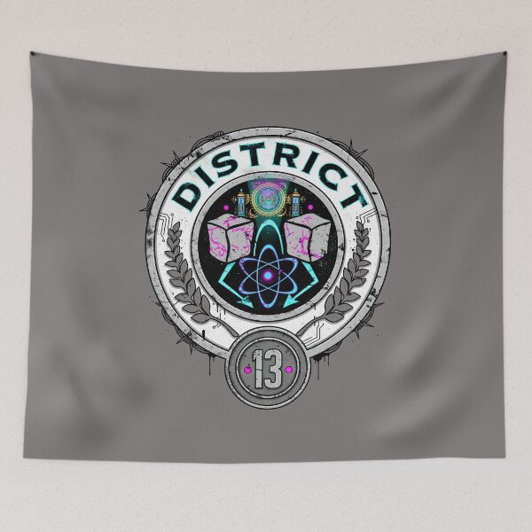 Item preview, Distressed District 13 Science Seal Emblem-23 designed and sold by SandraUremovic.