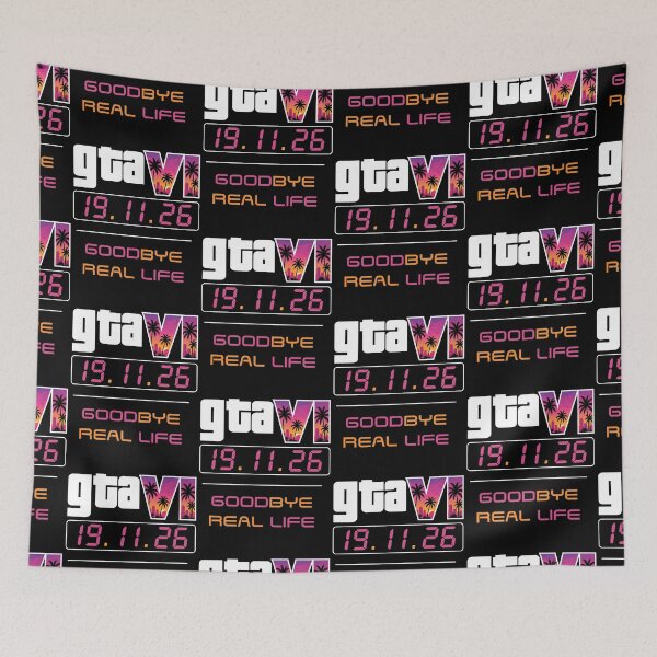 Item preview, GTA VI Goodbye Real Life designed and sold by PYPuzzle.