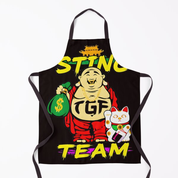 Item preview, Laughing Buddha TGF STINC TEAM Lucky Cat Art designed and sold by theleftyworks.