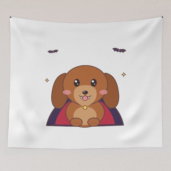 Item preview, Dachshund Vampire Halloween – Cute Doxie Dracula Dog designed and sold by DoodleWoofs.