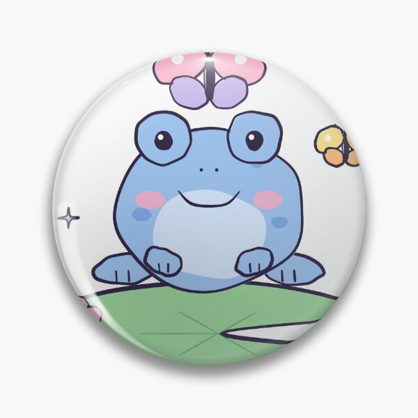 Item preview, Frog on a lilypad with butterflies designed and sold by maybeyouknowme.