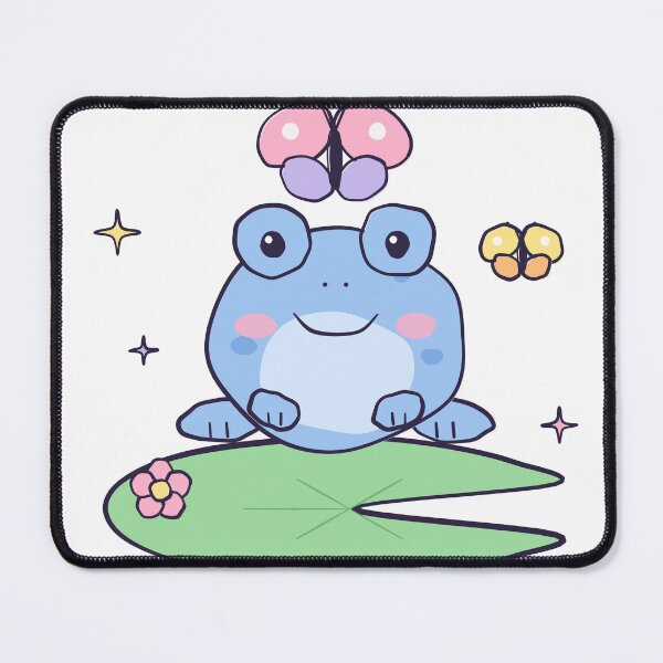 Item preview, Frog on a lilypad with butterflies designed and sold by maybeyouknowme.