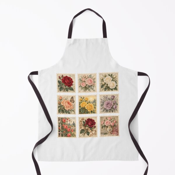 Item preview, Vintage Rose Postage Stamp designed and sold by naragonkanok.