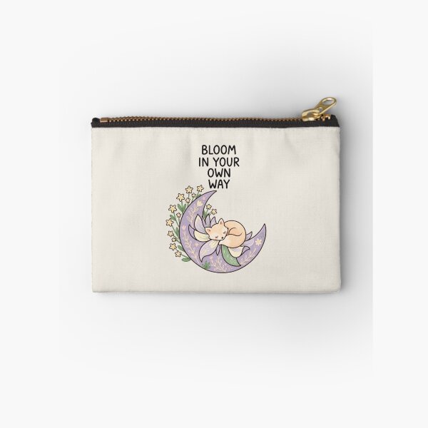 Item preview, Bloom In Your Own Way | Cute Fox Moon Floral Inspirational Art designed and sold by MrDev.