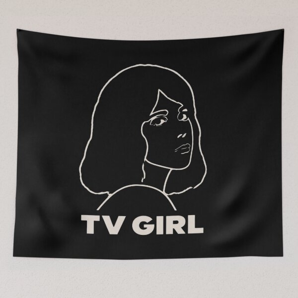Item preview, TV Girl Line Art designed and sold by LinaOdonnell.