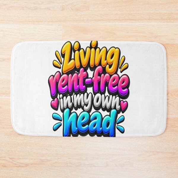 Item preview, Living Rent-Free in My Own Head Only 3D designed and sold by MR4me.
