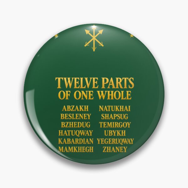 Item preview, Twelve Circassian Tribes One Whole Heritage Flag Design designed and sold by ys96.