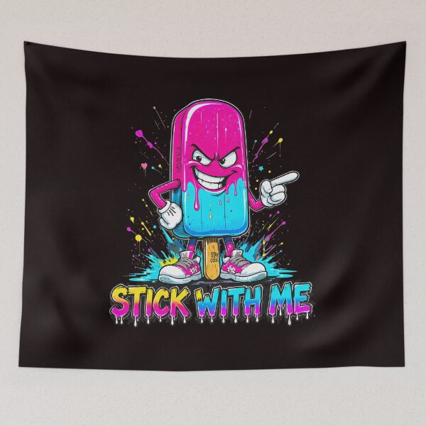 Item preview, Mischievous Popsicle 'Stick With Me' designed and sold by theleftyworks.