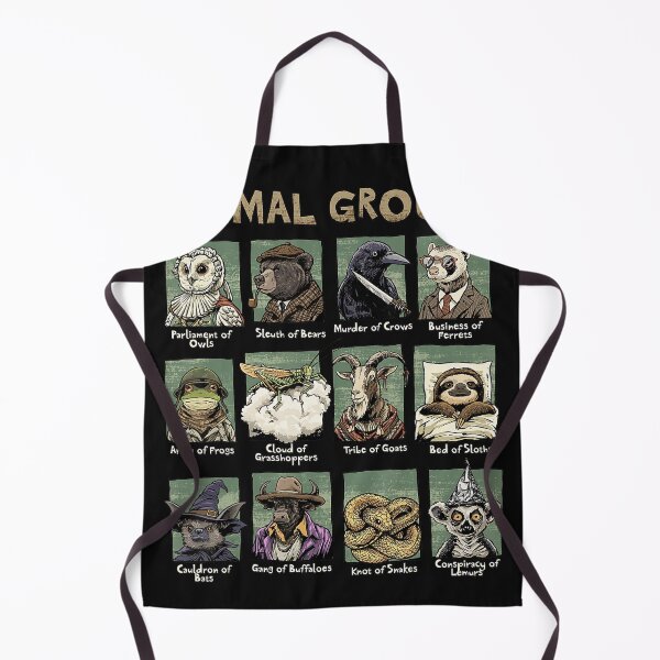 Item preview, Animal Groups Collective Nouns Wildlife Facts Nature Lover designed and sold by ilfaooran.