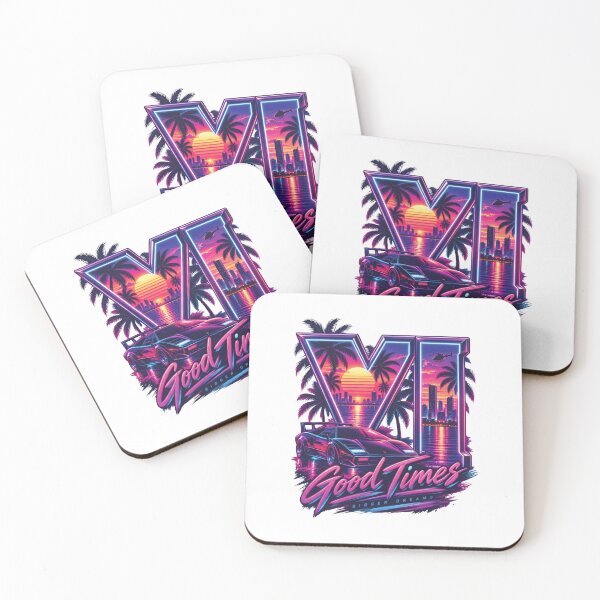 Item preview, Vice City Good Times Retro designed and sold by PYPuzzle.
